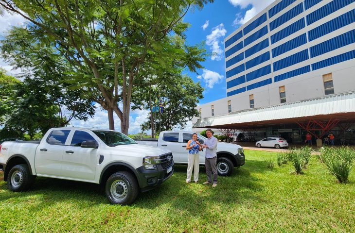 HRMS recebe novos veículos para fortalecer logística e atendimento à saúde