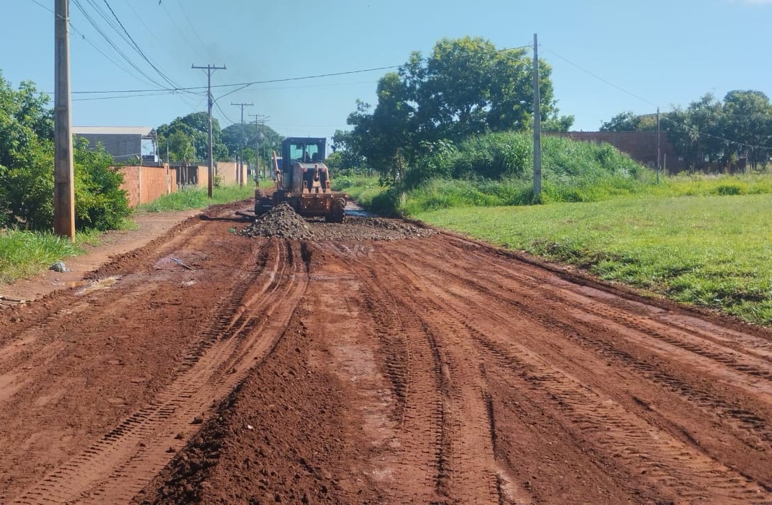 Prefeitura intensifica manutenção das vias não pavimentadas para garantir melhor trafegabilidade e segurança