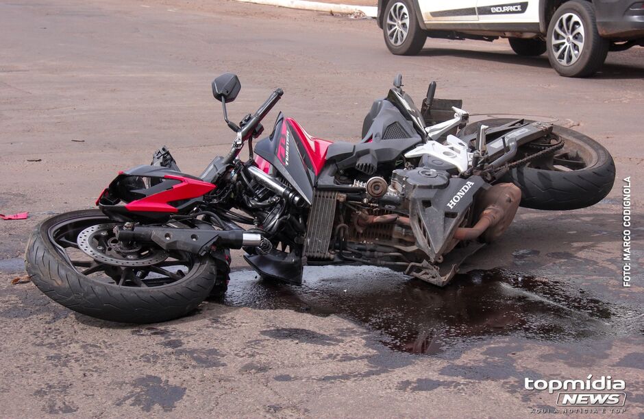 Idoso embriagado é preso após atropelar motociclista e fugir em Campo Grande